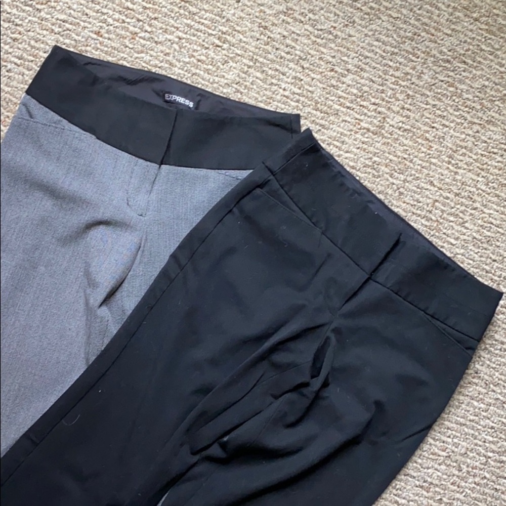 2 pairs of express dress pants